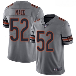 Bears #52 Khalil Mack Silver Youth Stitched Football Limited Inverted Legend Jersey