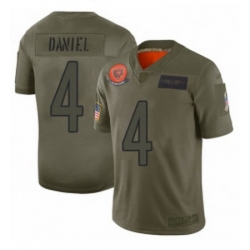 Youth Chicago Bears 4 Chase Daniel Limited Camo 2019 Salute to Service Football Jersey