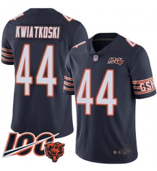 Youth Chicago Bears 44 Nick Kwiatkoski Navy Blue Team Color 100th Season Limited Football Jersey