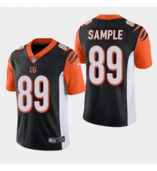 Bengals 89 Drew Sample Black 2019 NFL Draft First Round Pick Vapor Untouchable Limited Jersey