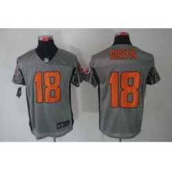 Nike Cincinnati Bengals 18 A.J. Green Grey Elite Shadow NFL Jersey