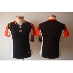 Women Nike Cincinnati Bengals Blank Black Color[NIKE LIMITED Jersey]