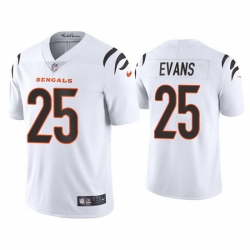 Youth Cincinnati Bengals 25 Chris Evans White Vapor Untouchable Limited Stitched Jersey 