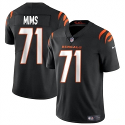 Youth Cincinnati Bengals 71 Amarius Mims Black 2024 Draft Vapor Untouchable Limited