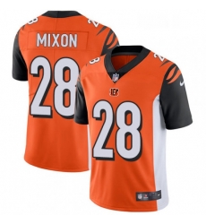 Youth Nike Cincinnati Bengals 28 Joe Mixon Elite Orange Alternate NFL Jersey