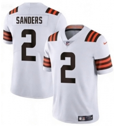 Men Cleveland Browns Nike #2 Shedeur Sanders White Stitched NFL Jersey Men Cleveland Browns Nike #2 Shedeur Sanders White Stitched NFL Jersey
