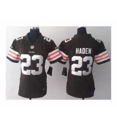 Nike Women Jerseys Cleveland Browns #23 Joe Haden brown