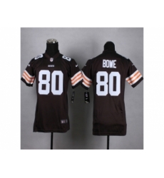 Women Nike cleveland browns 80 Dwayne Bowe Brown NFL Jersey