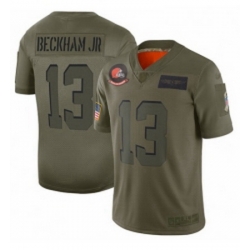 Youth Cleveland Browns 13 Odell Beckham Jr Limited Camo 2019 Salute to Service Football Jersey