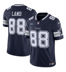 Men Dallas Cowboys 88 CeeDee Lamb Navy 2025 F U S E With 1 Star C Patch Vapor Limited Stitched Football Jersey Men Dallas Cowboys 88 CeeDee Lamb Navy 2025 F U S E With 1 Star C Patch Vapor Limited Stitched Football Jersey