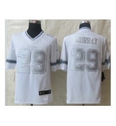 Nike Dallas Cowboys 29 DeMarco Murray White Game Platinum NFL Jersey