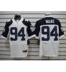 Nike Dallas Cowboys 94 DeMarcus Ware White Elite Thankgivings NFL Jersey