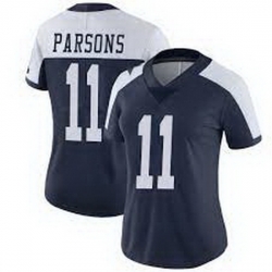 Women's Dallas Cowboys Nike Micah Parsons #11 Thanksgivens Blue Jersey