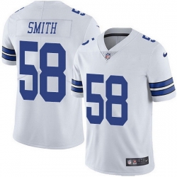 Youth Dallas Cowboys 58 Mazi Smith White Vapor Untouchable Stitched Football Jersey