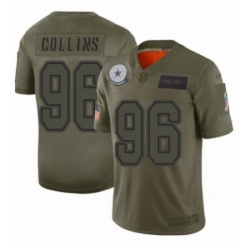 Youth Dallas Cowboys 96 Maliek Collins Limited Camo 2019 Salute to Service Football Jersey