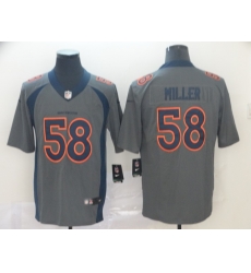 Nike Broncos 58 Von Miller Gray Inverted Legend Limited Jersey