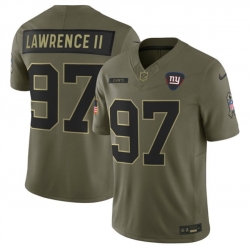 Men Detroit Lions Active Player Custom Olive 2025 F U S E  Salute to Service Limited Stitched Football Jersey