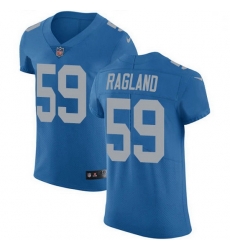 Nike Detroit Lions 59 Reggie Ragland Blue Throwback Men Stitched NFL Vapor Untouchable Elite Jersey