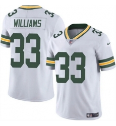 Men Green Bay Packers 33 Evan Williams White Vapor Untouchable Limited Stitched Jersey