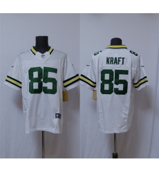 Men Green Bay Packers 85 Tucker Kraft White Vapor 2025 F U S E Limited Stitched Football Jersey Men Green Bay Packers 85 Tucker Kraft White Vapor 2025 F U S E Limited Stitched Football Jersey