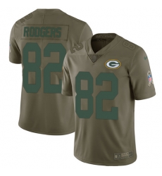 Nike Packers #82 Richard Rodgers Olive Mens Stitched NFL Limited 2017 Salute To Service Jersey