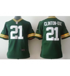 Youth Nike Green Bay Packers 21 Ha Ha Clinton-Dix Green NFL Jerseys