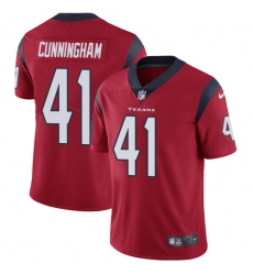 Nike Texans #41 Zach Cunningham Red Alternate Mens Stitched NFL Vapor Untouchable Limited Jersey