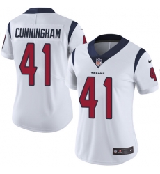 Nike Texans #41 Zach Cunningham White Womens Stitched NFL Vapor Untouchable Limited Jersey