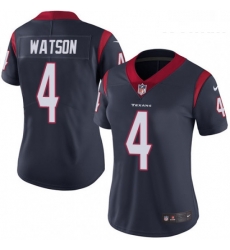 Womens Nike Houston Texans 4 Deshaun Watson Elite Navy Blue Team Color NFL Jersey