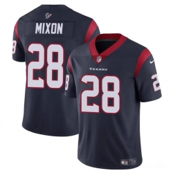 Youth Houston Texans 28 Joe Mixon Navy Vapor Untouchable Limited Stitched Football Jersey