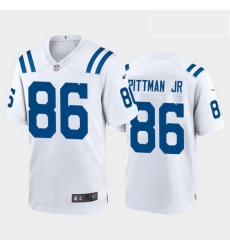 men mike pittman jr. indianapolis colts white game jersey