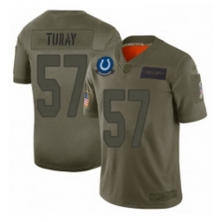 Youth Indianapolis Colts 57 Kemoko Turay Limited Camo 2019 Salute to Service Football Jersey