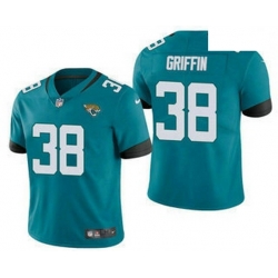 Men Jacksonville Jaguars 38 Shaquill Griffin Blue 2021 Vapor Untouchable Stitched NFL Nike Limited Jersey