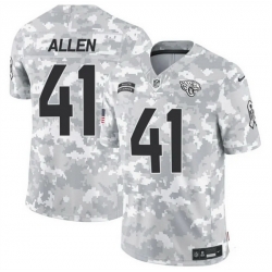 Men Jacksonville Jaguars 41 Josh Hines Allen 2024 F U S E Arctic Camo Salute To Service Limited Stitched Football Jersey