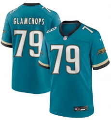 Men Jacksonville Jaguars GLAMCHOPS #79 Team Stitched Vapor Limited Jersey