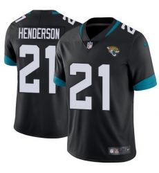 Nike Jaguars 21 C J  Henderson Black Team Color Men Stitched NFL Vapor Untouchable Limited Jersey