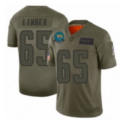 Womens Jacksonville Jaguars 65 Brandon Linder Limited Camo 2019 Salute to Service Football Jersey