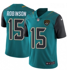 Youth Nike Jacksonville Jaguars 15 Allen Robinson Teal Green Team Color Vapor Untouchable Limited Player NFL Jersey