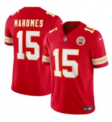 Men Kansas City Chiefs 15 Patrick Mahomes Red 2023 F.U.S.E. Vapor Untouchable Limited Stitched Jersey