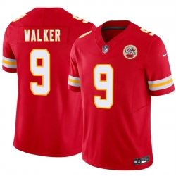 Men Kansas City Chiefs  9 Kenneth Walker III Red 2026 F U S E  Vapor Untouchable Limited Stitched Football Jersey