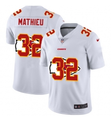 Nike Chiefs 32 Tyrann Mathieu White Shadow Logo Limited Jersey