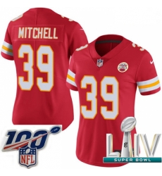 2020 Super Bowl LIV Women Nike Kansas City Chiefs #39 Terrance Mitchell Red Team Color Vapor Untouchable Limited Player NFL Jersey