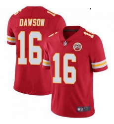 Youth Kansas City Chiefs 16 Len Dawson Red Vapor Limited Jersey