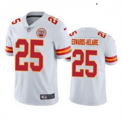 Youth Kansas City Chiefs Clyde Edwards-Helaire White 2020 NFL Vapor Limited Jersey