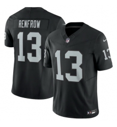 Men Las Vegas Raiders 13 Hunter Renfrow Black 2023 F U S E Vapor Untouchable Stitched Football Jersey