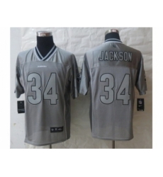 Nike Oakland Raiders 34 Bo.Jackson Grey Elite Vapor NFL Jersey