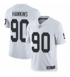 Nike Raiders 90 Johnathan Hankins White Men Stitched NFL Vapor Untouchable Limited Jersey