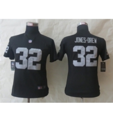 Women Nike Oakland Raiders #32 Jones-Drew Black Jerseys