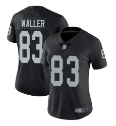 Women Raiders 83 Darren Waller Black Team Color Stitched Football Vapor Untouchable Limited Jersey