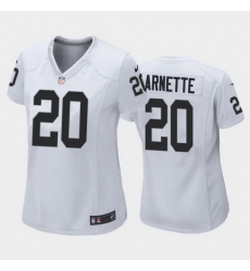 women damon arnette las vegas raiders white game jersey 